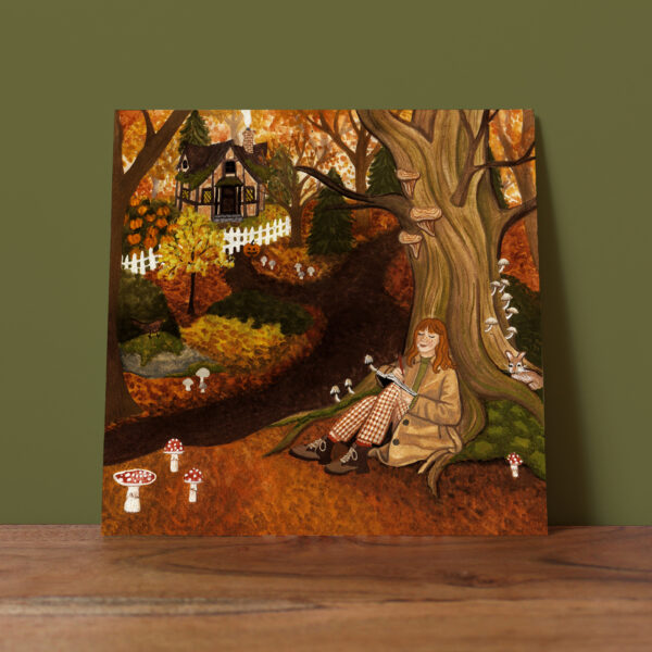 Herfstkaart 'Oktober' - Afbeelding 2
