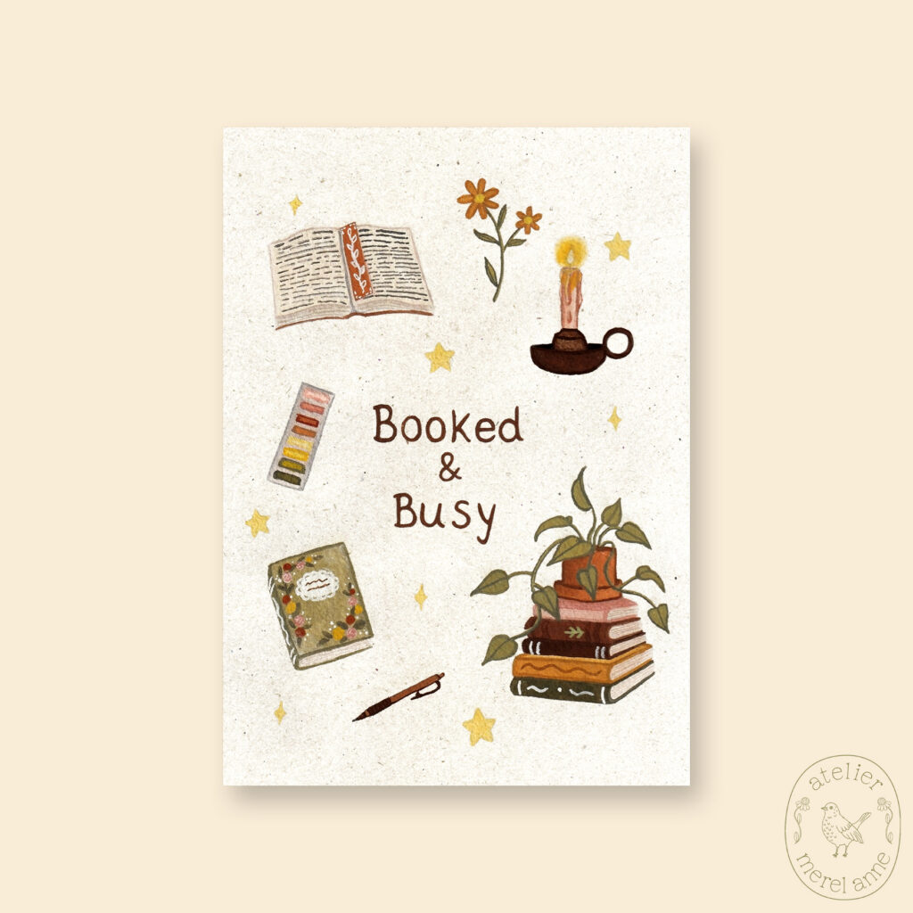 Kaart 'Booked & busy' A6