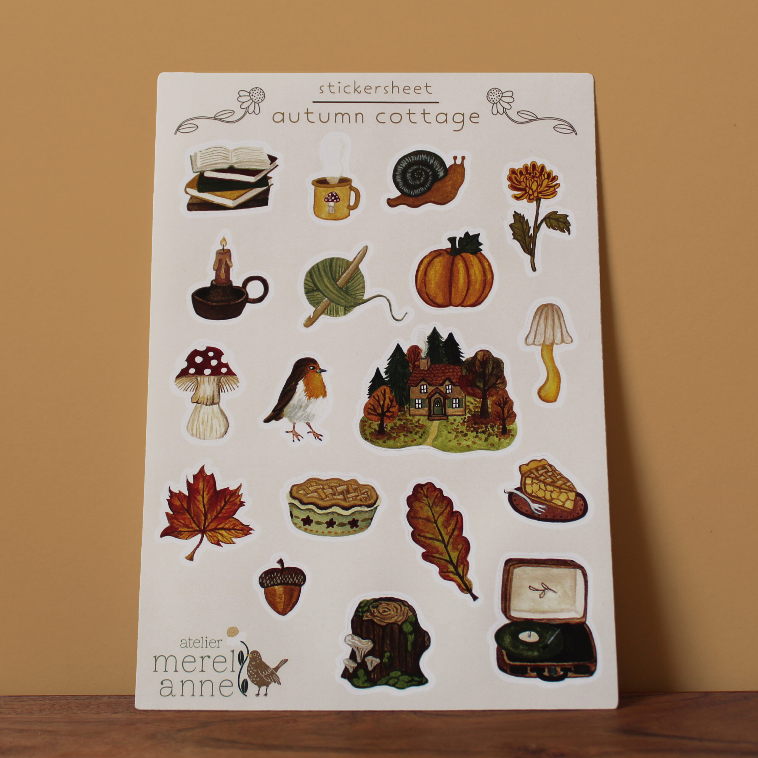 Seasonal stickersheets set 'spring, summer, autumn, winter' - Afbeelding 8