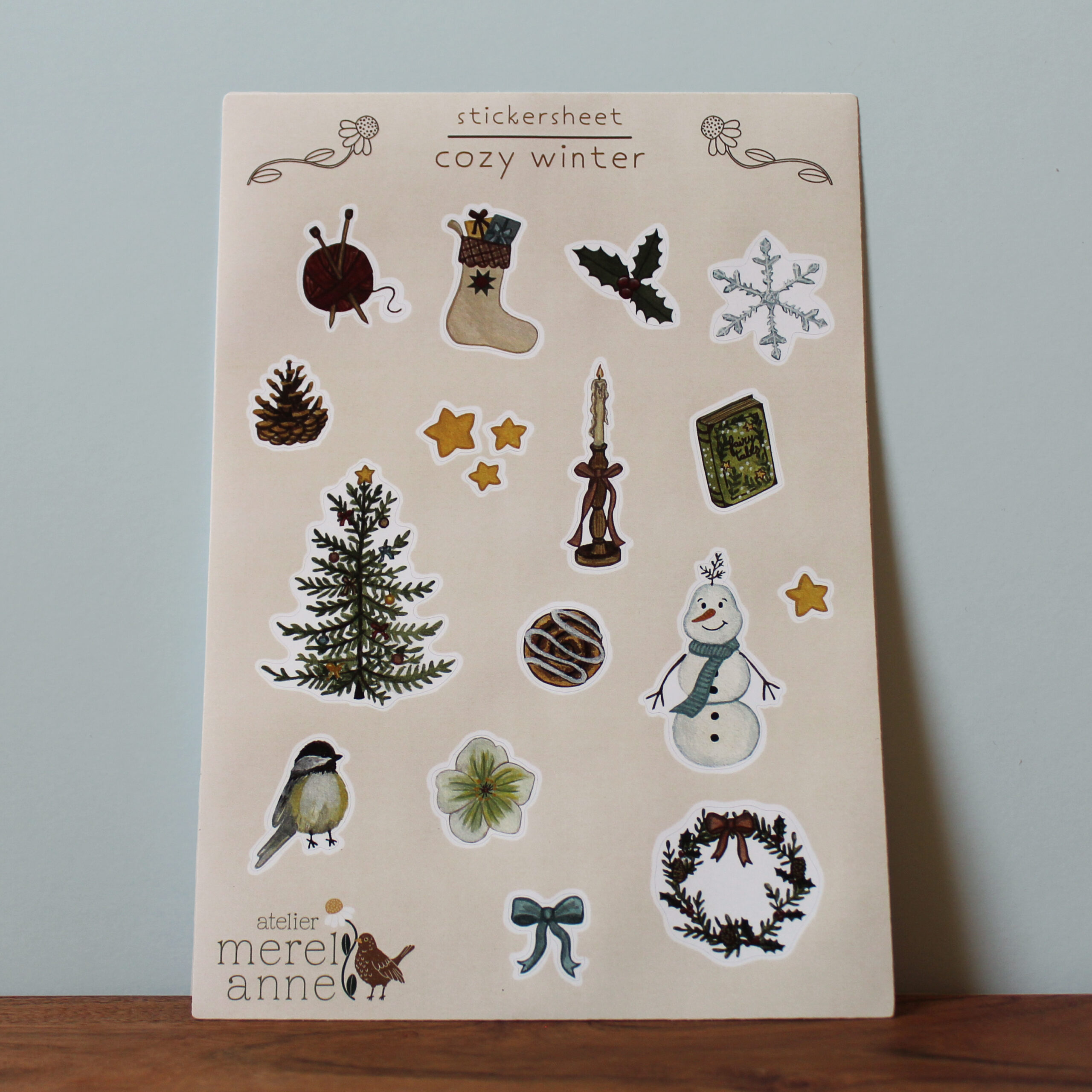 Seasonal stickersheets set 'spring, summer, autumn, winter' - Afbeelding 9