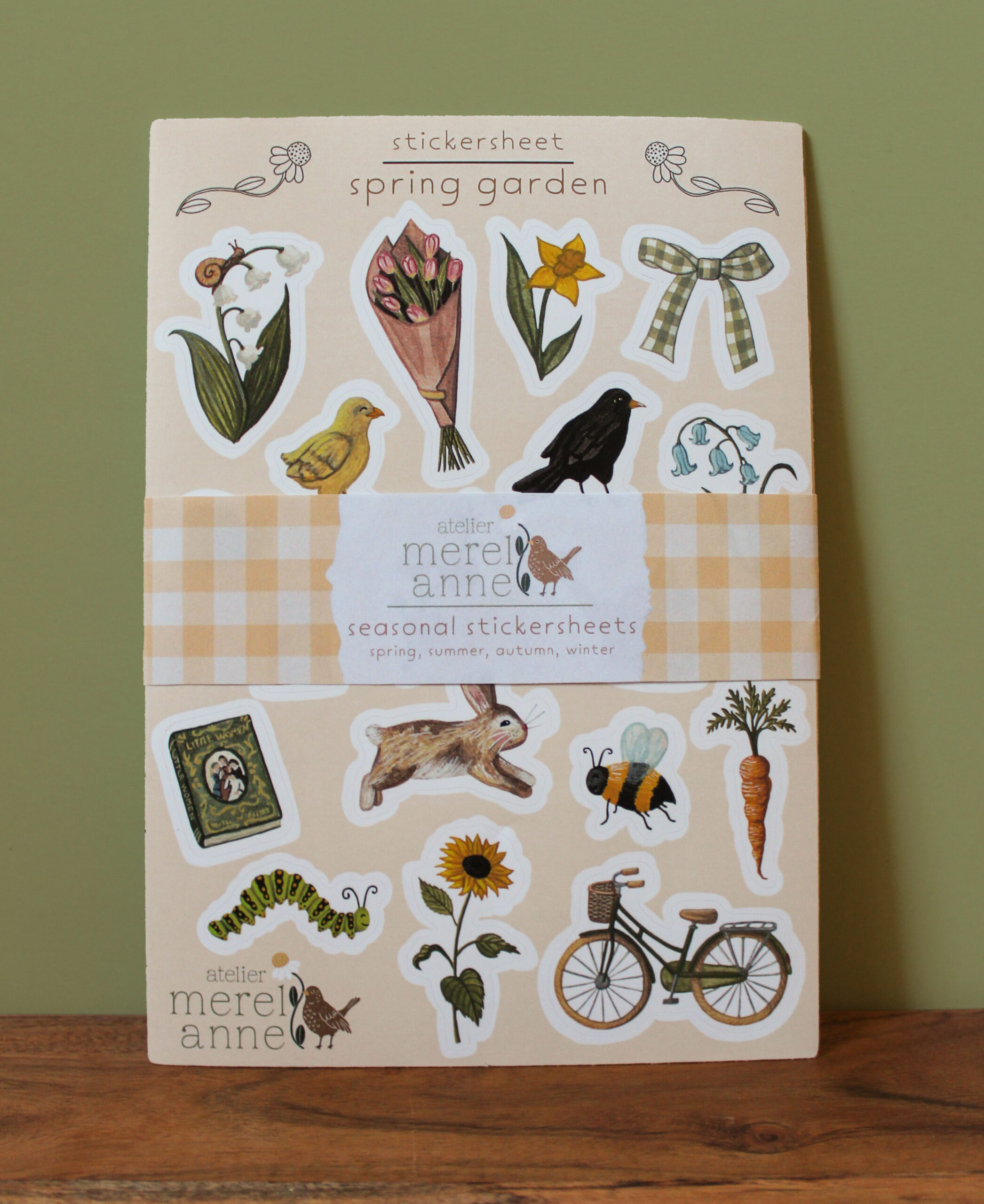 Seasonal stickersheets set 'spring, summer, autumn, winter' - Afbeelding 2